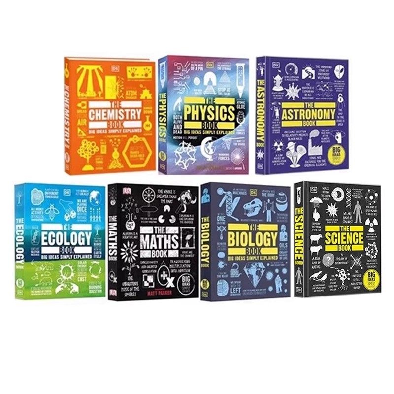 【自营】DK人类的思想百科丛书 自然科学8册套装 英文原版 学科科普全彩铜版纸精装The Business Book/The Sociology