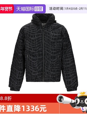 【自营】VJC范思哲男士鸭绒隐藏式连帽羽绒服外套 79GAUD04 CQ21D