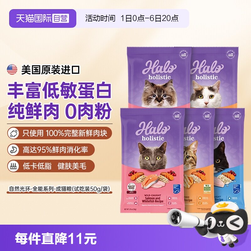 Halo自然光环成猫美国美毛健美图片