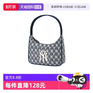 男女老花复古时尚 MLB 单肩腋下包潮流手拎挎包3ABQS011N 自营