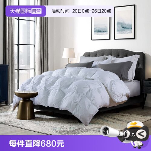 朵琳奈森95白鹅绒羽绒被芯冬被子