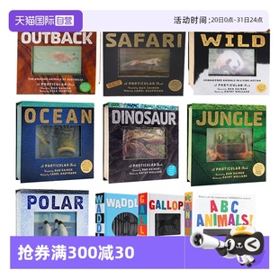 Book 自营 摇摆绘本 光与影视觉动画书系列Waddle 英文原版 Scanimation 神奇动画书 动画效果翻翻书 Picture 现货