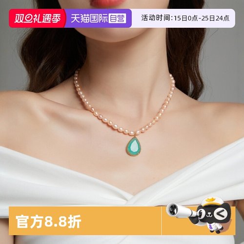 淡水珍珠项链女万能扣复古高级感
