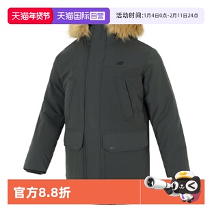 【自营】NEW BALANCE男棉服运动防风保暖连帽羽绒服AMJ44300-ACK