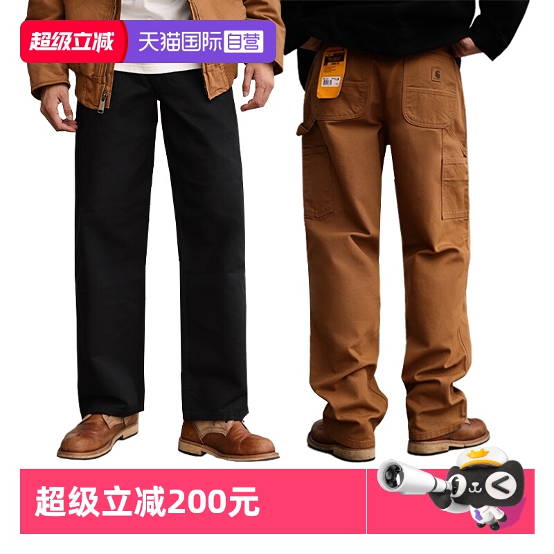 卡哈特B11男士复古工装裤伐木裤