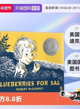 【自营】英文 Blueberries for Sal 小塞尔采蓝莓 汪培珽书单第2二阶段 Robert McCloskey