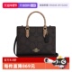 印花金属徽标手提包斜挎单肩包托特包 蔻驰女包经典 自营 COACH