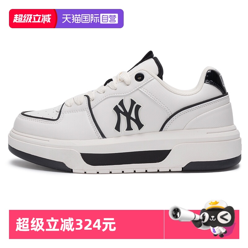 MLB休闲鞋男女鞋新款厚底运动鞋