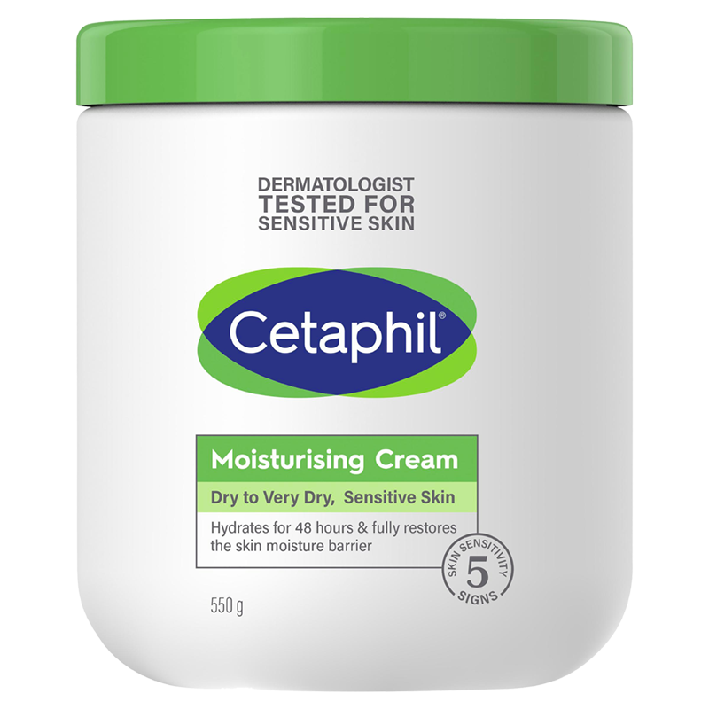 【自营】Cetaphil丝塔芙大白罐舒润保湿霜550g长效保湿 含烟酰胺