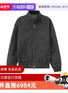 【自营】FENDI芬迪 男士薄款夹棉夹克上衣外套 FW1333 ASCK立领