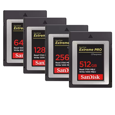 自营闪迪cfexpress存储卡摄像机