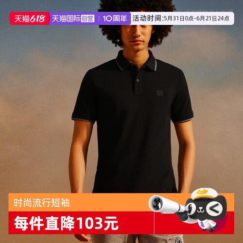 日常短袖Polo衫HugoBoss四季
