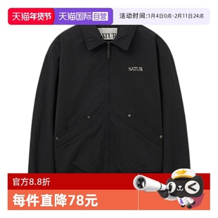 【自营】SATUR ARCHIVE2025年秋冬休闲宽松立体刺绣logo夹克外套