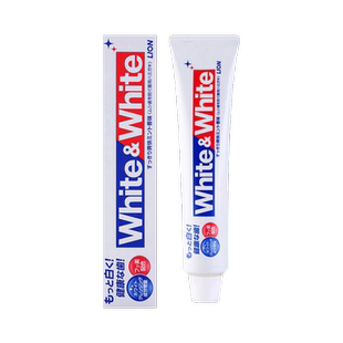 【自营】原装进口 日本LION/狮王WHITE清洁牙膏