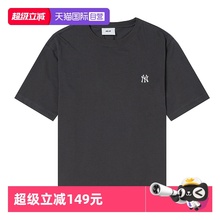 【自营】MLB男装女装灰色新款简约运动服户外休闲跑步舒适短袖T恤