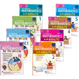 【自营】Learning+ Mathematics By The Minute Workbook N-5 新加坡数学学习系列 数学轻松练儿童英语练习册提高数感原版进口图书