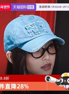 【自营】MLB男女情侣大LOGO遮阳帽软顶牛仔棒球帽春季新帽子CPDS2