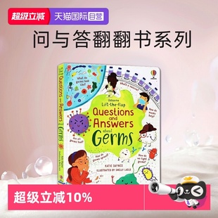 about Usborne出品 英文原版 细菌 the Answers Germs and 问与答翻翻书系列 Questions flap 尤斯伯恩 趣味翻翻书 Lift 自营