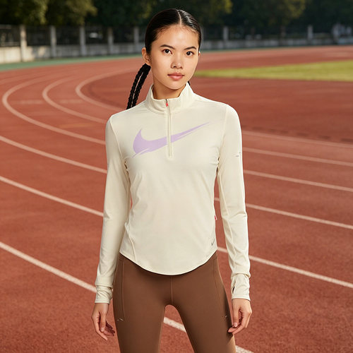 【自营】Nike耐克女子立领卫衣跑步上衣长袖打底衫IO0252-047