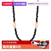 daisy 自营 beauty复古轻奢黑色天河石淡水珍珠串珠项链女天然