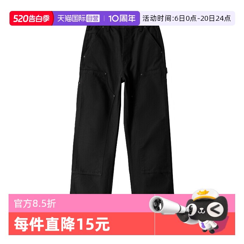 【自营】carhartt卡哈特B136复古加厚帆布工装裤男直筒伐木裤新款