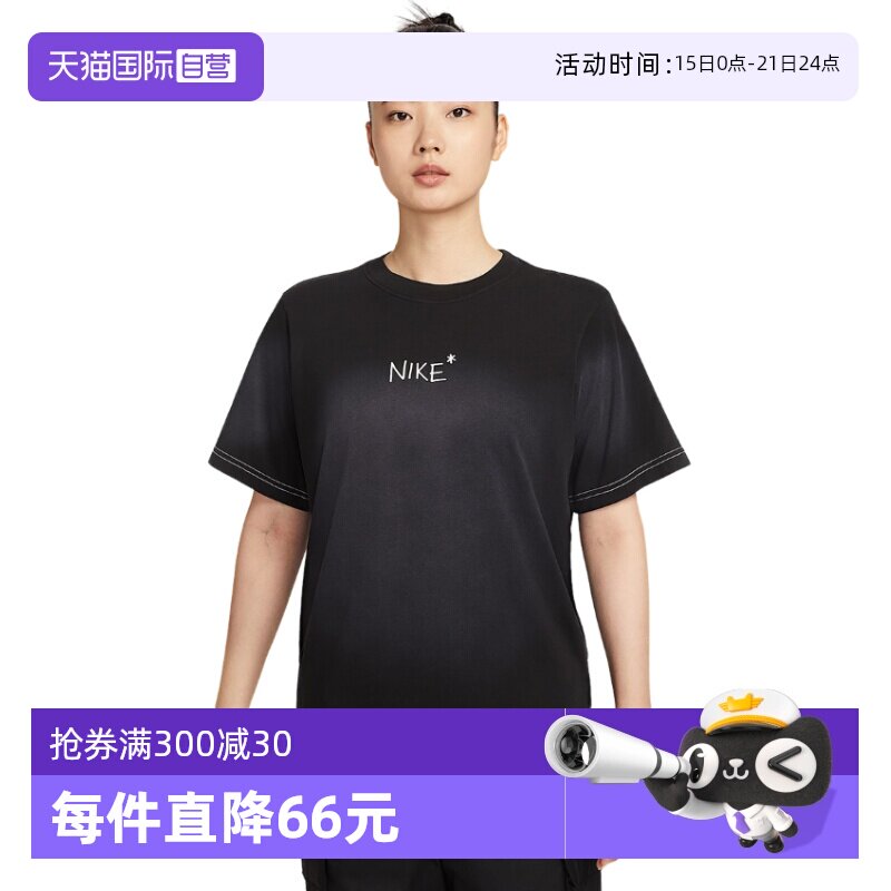 II0451010 S ����Ӫ��Nike�Ϳ˶���Ů�ļ��¿���ĸӡ����ɫ�˶�T��II0451-010