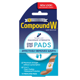 【自营】美国CompoundW康盼达鸡眼贴鸡眼膏去跖疣寻常疣专用药膏