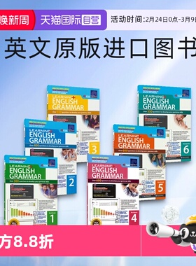 【自营】SAP Learning English Grammar Workbook 1-6年级 学习系列小学语法6册练习册 7-12岁 新加坡教辅 英文原版进口图书
