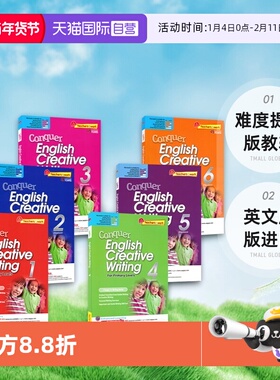 【自营】SAP Conquer Creative Writing 1-6年级攻克系列创意写作练习册 新加坡小学英语写作难度提高版教辅 英文原版进口
