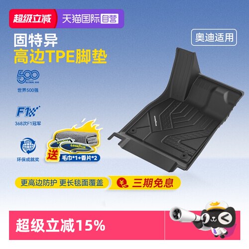 固特异奥迪TPE高边注塑汽车脚垫