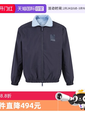 【自营】阿玛尼AX男士宽松版连帽双面两穿薄夹克外套3DZB06 ZNB7Z