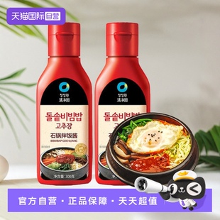 石锅拌饭酱正宗韩国米烤肉辣酱辣椒酱甜辣酱村 清净园韩式 自营