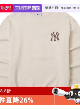 【自营】MLB美职棒男装女装休闲运动卫衣舒适透气套头衫3AMTM1044