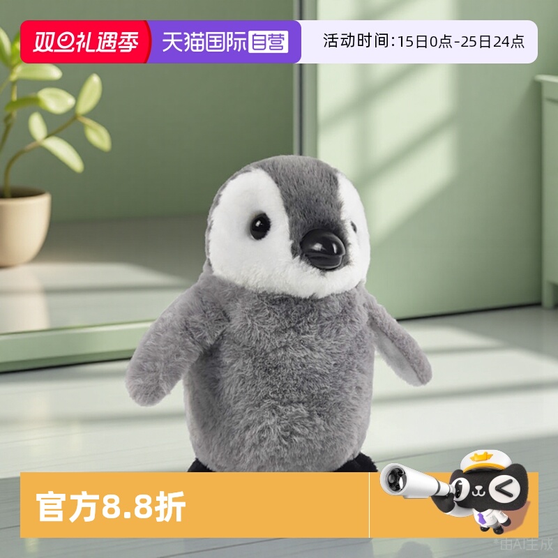 iwaya电动企鹅会走会叫会拍翅膀