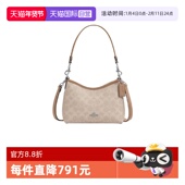 COACH 自营 蔻驰女士老花LAUREL迷你流浪单肩斜挎手提包CBH15