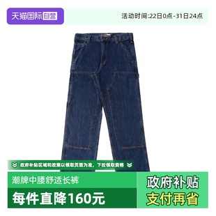 男休闲工装 carhartt卡哈特B73主线双膝重磅水洗牛仔裤 裤 自营