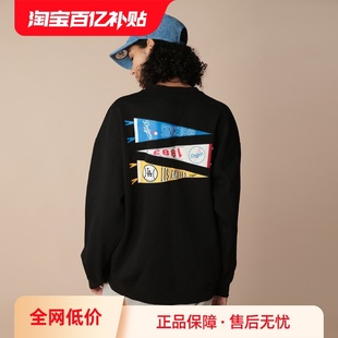 自营 圆领套头衫 New MLB印花卫衣美式 男女 Era纽亦华2025秋冬款