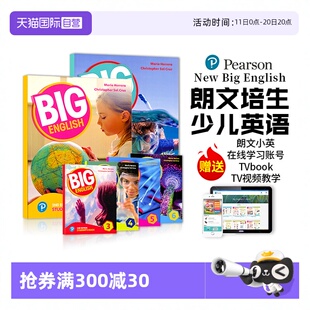 big English新版 第二版 english123456级美式 进口图书new 小学英语教材bigenglish教材big 发音朗文培生少儿英语教材朗文家 自营