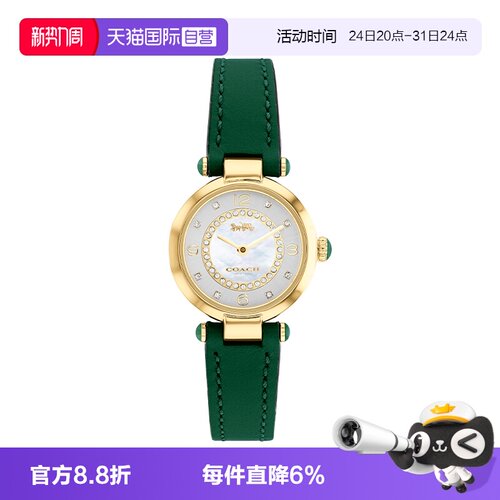 蔻驰石英机芯时尚腕表