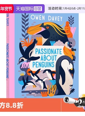 【自营】英文原版 动物科普绘本 企鹅 Passionate About Penguins (About Animals) 精装 科普绘本知识百科图画书