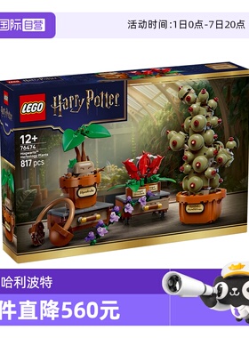 【自营】乐高积木哈利波特76474霍格沃茨草药课拼装玩具儿童礼物