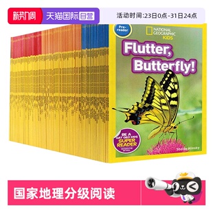 National Readers 自营 英文原版 3进口图书 分级阅读全彩版 Geographic 美国国家地理套装 Level Pre Kids 科普百科读物