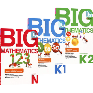 【自营】SAP Big Mathematics N K1 K2 大大数学基础练习册 数感养成 逻辑思维  数学启蒙 幼儿园小班中班大班 英文原版进口图书