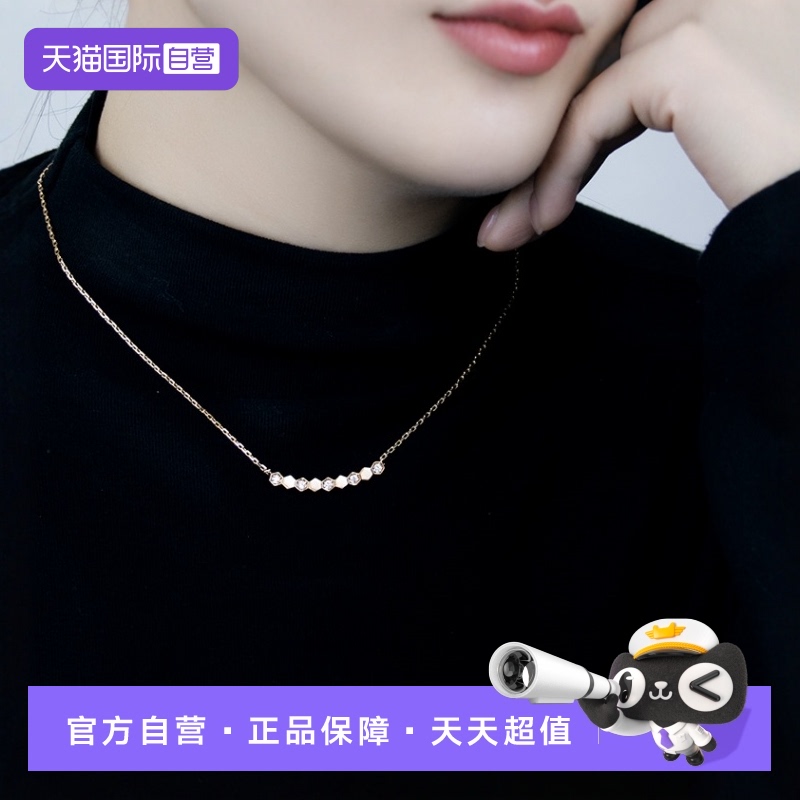 蜂巢笑脸项链高级感轻奢小众原创