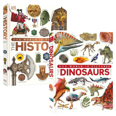 【自营】DK Our World in Pictures The Dinosaurs Book 恐龙图解百科 生命科学 历史科普 儿童科普图鉴 精装 英文原版进口图书
