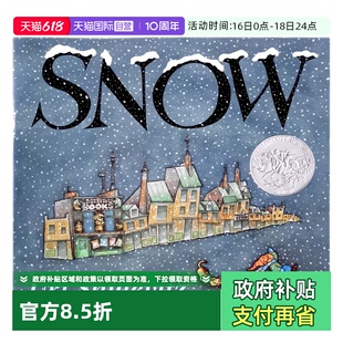【直营】英文原版绘本 Snow 下雪了 凯迪克银奖 廖彩杏书单 儿童启蒙图画故事书 Christmas 圣诞节 儿童启蒙绘本 亲子家教图画书