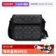自营 COACH 蔻驰男士 PVC配皮单肩斜挎包 C9870单肩包
