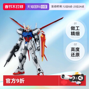 【自营】万代 高达 拼装MG 1/100 空战型强袭高达RM ver.翔翼突击