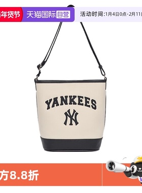 【自营】MLB男女包NY字母单肩包学院风挎包小包3ABMS093N50CRD