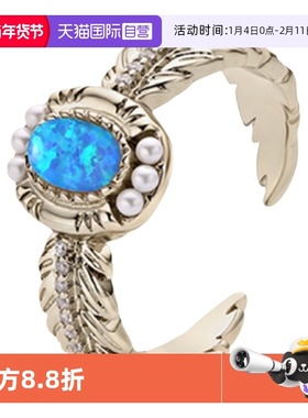 leqiyuan欧美古法奢华澳宝戒指女